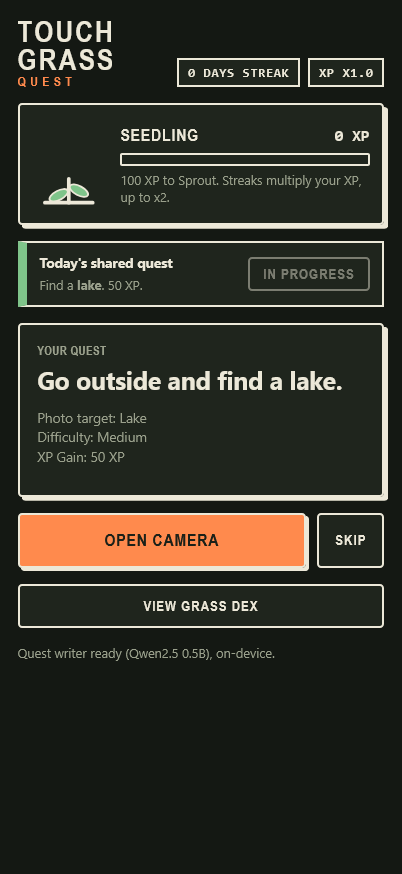 Active quest light